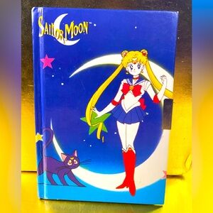 Sailor Moon & Artemis Cat Vintage 90’s Hardcover Themed Notebook Diary RARE